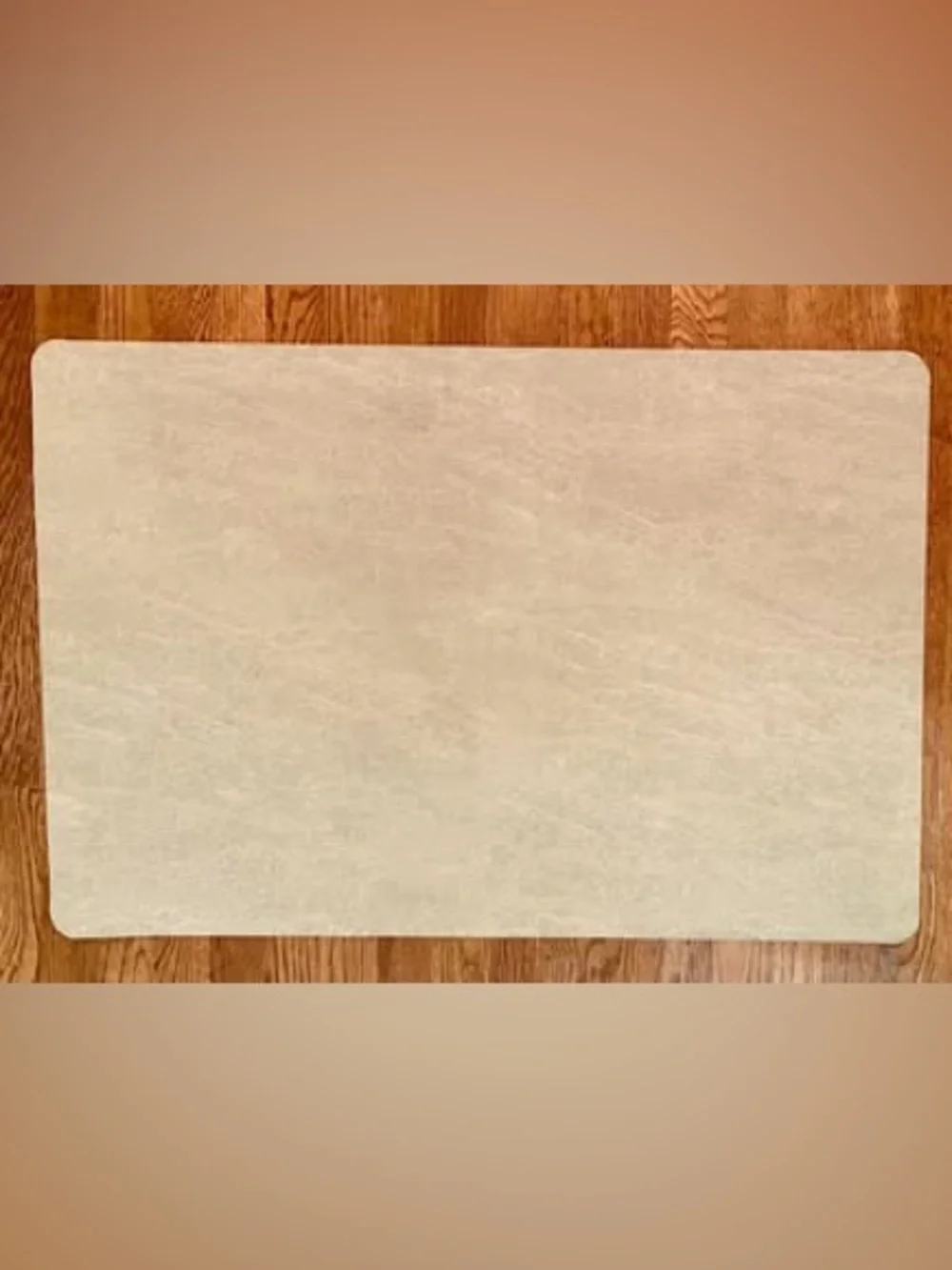 Super absorbent gray bath mat
